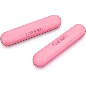 TOSAMC 3lbs Dumbbells Set of 2, Weights Dumbbells Set; Household Fitness Equipment for Squat Power Confrontation, Core & Abdominal Training, Pilates, Yoga etc. Anti-Slip, Anti-roll