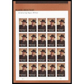 August Wilson Playwright Sheet of 20 Forever Postage Stamps Scott 5555