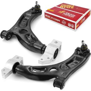 Metrix Premium Front Left & Right Lower Control Arm and Ball Joint Assembly RK622855 & RK622854 Fits 2010-2017 Volkswagen Tiguan, 2011-2017 Volkswagen CC