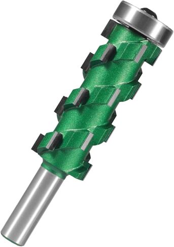 Flush Trim Router Bit Extra Long, Flush Trimming Bit 1/2" Shank, 2-3/4" Cut Length, 20 Flutes 1/2 Inch Shank Top Bearing Flush Trim Router Bit, Solid Carbide for Wood Trimming Tools in Kuwait