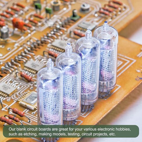 YOKIVE 5 قطع من ألواح PCB النحاسية، لوحات دوائر فارغة FR4 أحادية الجانب، رائعة للهوايات الإلكترونية، والحفر، ومشروعات الدوائر (200 مم × 100 مم × 1.5 مم) in Saudi Arabia