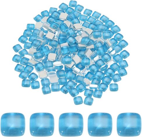 MECCANIXITY 200g Irregular Crystal Glass Mosaic Tiles Tiny Glass Mosaic Tiles Bulk for Craft DIY Hobbies Art Project White in Saudi Arabia