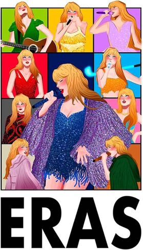 Taylor Swift Diamond Art Painting Kits for Adults, Eras Tour Full Drill Diamond Dots Paintings for Beginners, Round 5D Paint with Diamonds Pictures Gem Art Painting Kits DIY Crafts Kits 12x16inch in Saudi Arabia