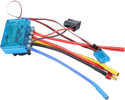 مجموعة محرك VGEBY RC بدون فرشاة، 3650 2300KV مقاومة للماء 4 أقطاب محرك بدون فرشاة 80A ESC مجموعة كومبو لأجزاء تحديث شاحنة سيارة RC 1/10 in Saudi Arabia