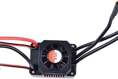 Jrelecs Newset 2838 3800KV 4P Sensorless Brushless Motor & All Waterproof 45A Brushless ESC Electronic Speed Controller for 1/12 1/14 1/16 1/18 RC Car in Saudi Arabia