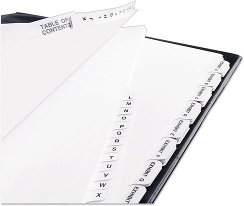 Avery(R) Legal Index Exhibit Dividers, Side Tab, 1-25 8 1/2in. x 11in. in Saudi Arabia