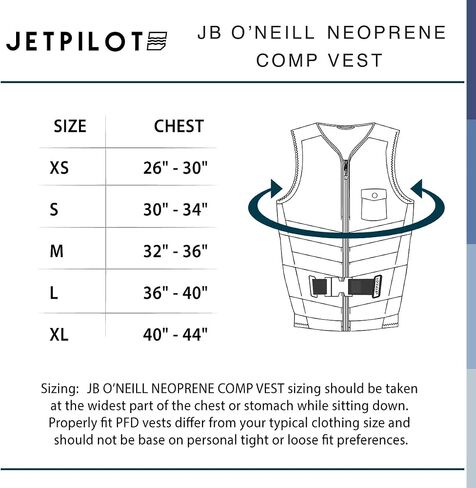 Jetpilot JB O'Neill Neoprene Comp Vest in Saudi Arabia