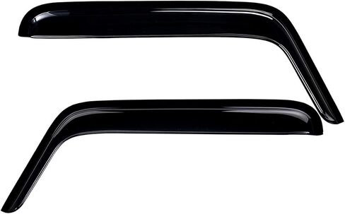 Lightronic WV92328 Outside-Mount Side Window Visor Deflector Rain Guard, Dark Smoke, 2-Pieces Set, Fits 2007-2017 Jeep Wrangler 2-Door, & 2018 Jeep Wrangler JK (2-Door ONLY) in Saudi Arabia