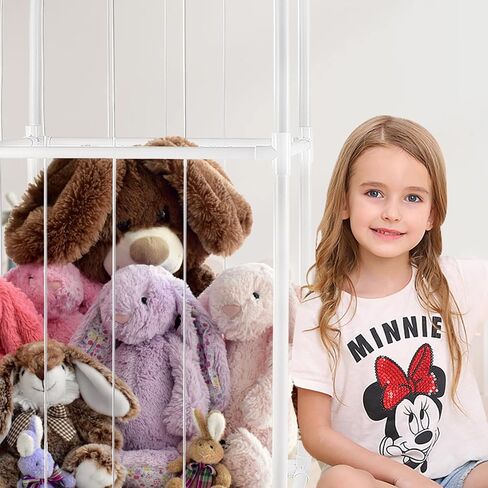 وحدة تخزين حديقة الحيوانات المحشوة من Heuyrao، منظم حيوانات محشو بسعة كبيرة مع شريط مطاطي، قفص حديقة حيوانات محشو من مادة PVC للغرفة (62 * 23 * 15 بوصة) in Kuwait