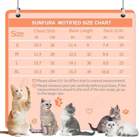 SUNFURA Turtleneck Sweater Coat for Cat, Sphynx Cat Clothes Cat Pajamas for Cats Only, Kitten Fleece Pullover Sweaters with Sleeves, Pet Warm Jumpsuit Cat Sweatshirt for Cold Weather, Blue S in Saudi Arabia