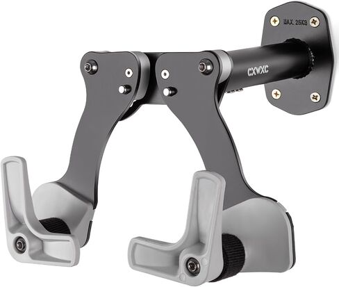 شماعة الدراجة CXWXC - رف ملحقات الدراجة للتخزين الداخلي للمرآب - خطاف تثبيت أفقي للدراجة على الحائط للدراجات in Kuwait