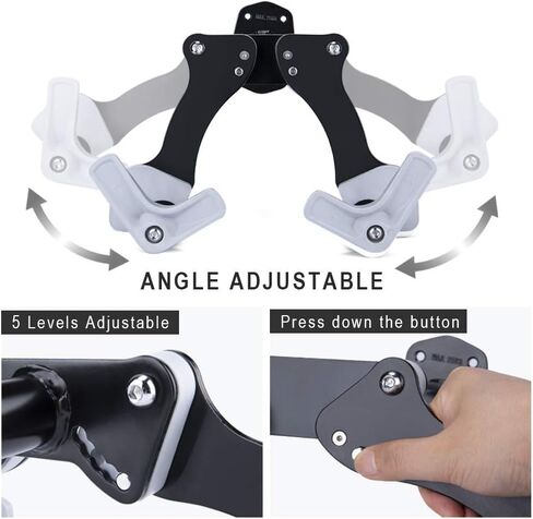 شماعة الدراجة CXWXC - رف ملحقات الدراجة للتخزين الداخلي للمرآب - خطاف تثبيت أفقي للدراجة على الحائط للدراجات in Kuwait