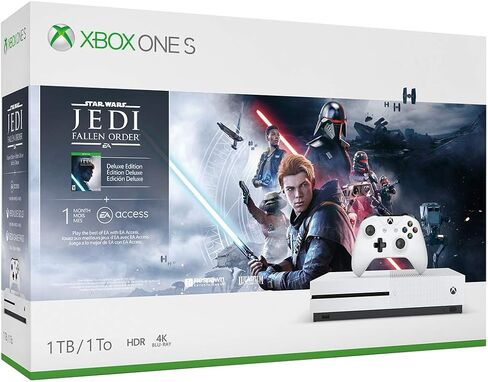 Xbox One S 1TB Console - Star Wars Jedi: Fallen Order Bundle (Renewed) in Saudi Arabia