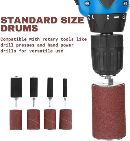 مجموعة أدوات سنفرة طبلة الصنفرة المغزلية 20 قطعة مع حقيبة كاملة، مجموعة أدوات سنفرة الطبل من أجل صنفرة مطاطية دقيقة، مجموعة طبلة سنفرة مثالية in Kuwait