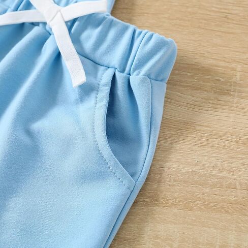 Baby Girl Clothes Summer 3 6 9 12 18 24 Months Outfit Short Sleeve T-Shirts Tops 2Pcs Newborn infant Shorts Set in Saudi Arabia