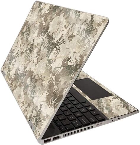 MightySkins Glossy Glitter Skin for HP Pavilion x360 15" (2020) - Conceal Snow | Protective, Durable High-Gloss Glitter Finish | Easy to Apply, Remove, and Change Styles | Made in The USA in Saudi Arabia