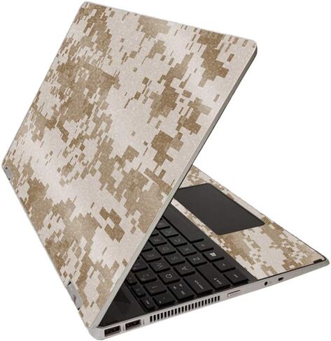 MightySkins Glossy Glitter Skin for HP Pavilion x360 15" (2020) - Conceal Snow | Protective, Durable High-Gloss Glitter Finish | Easy to Apply, Remove, and Change Styles | Made in The USA in Saudi Arabia