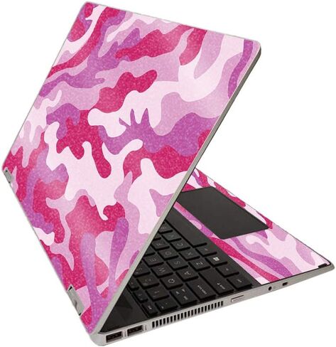 MightySkins Glossy Glitter Skin for HP Pavilion x360 15" (2020) - Conceal Snow | Protective, Durable High-Gloss Glitter Finish | Easy to Apply, Remove, and Change Styles | Made in The USA in Saudi Arabia