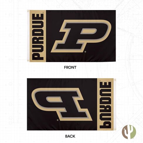 Desert Cactus Purdue University Flag Boilermakers Flags Banners 100% Polyester Indoor Outdoor 3x5 Flag (Style Y) in Saudi Arabia