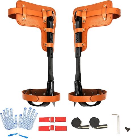 FZHBLTY Tree Climbing Gear, Tree Climbing Spikes is Used for Fruit Picking, Hunting Observation, Climbing and Outdoor Sports. in Saudi Arabia