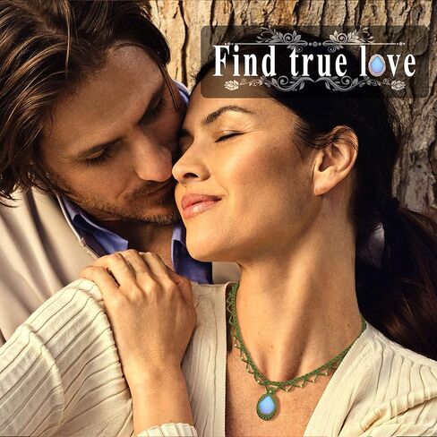 Nymerianoble Moonstone قلادة للنساء المنسوجة القلائد اليدوية قوس قزح Moonstone الأحجار الكريمة المختنق قلادة أمي هدايا عيد ميلاد الذكرى السنوية هدايا عيد الميلاد للنساء مجوهرات Macrame in Kuwait