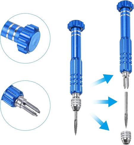 PATIKIL Badminton Grommet Remover, Stainless Steel Racquet Eyelets Nail Cone Badminton Racket Tool Accessory in Saudi Arabia