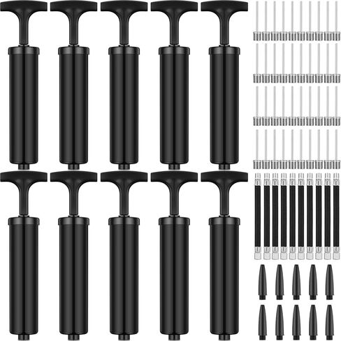 Reginary 10 Pcs Ball Pump Bulk Air Pump for Balls Inflatable Football Pump with Needle and Extension Hose Pump Portable Hand Pump Kit for Balls Basketball Soccer Volleyball in Saudi Arabia