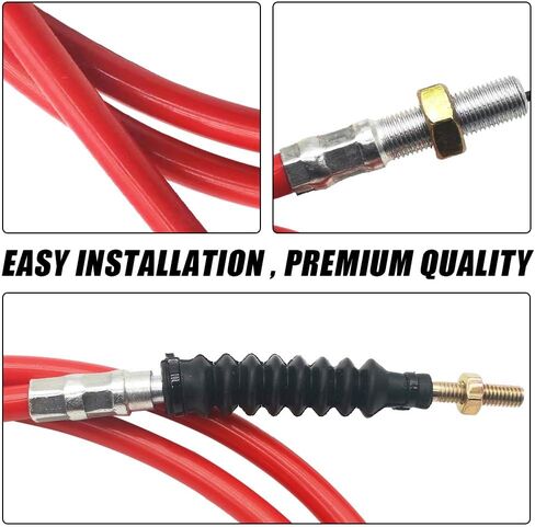 SIDMILE Hand Throttle Cable Fit for Caterpillar Skid Loader Replace 234-0732, 207-9735 69-1/2" Length in Saudi Arabia