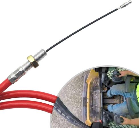SIDMILE Hand Throttle Cable Fit for Caterpillar Skid Loader Replace 234-0732, 207-9735 69-1/2" Length in Saudi Arabia