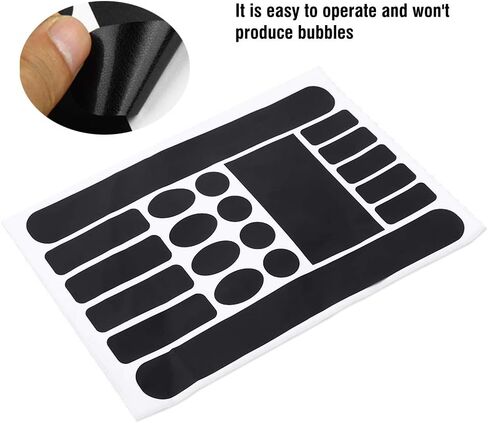 Alomejor 1 Pcs Mountain Bike Protective Film Rhinoceros Leather Sticker Highway Vehicle Chain Paste Folding Vehicle Line Pipe Sticking Anti rub and Scratch in Saudi Arabia