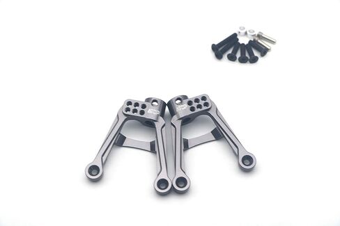 ATOPRC الألومنيوم الخلفي المثبط برج جبل الأطواق لمحور SCX10 II (التيتانيوم) in Kuwait