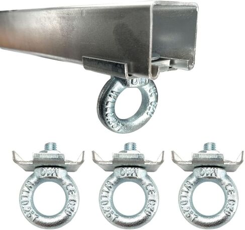 مرفق حلقة دائرية للاستخدام مع قناة عرض 1-5/8 بوصة وكل قناة تبختر 1-5/8 بوصة أو أطول، تتحمل 150 رطلاً (3 عبوات) in Kuwait