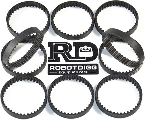 RobotDigg 195-3M-6 حزام HTD3M لا نهاية له 195 مم طول 65 سن 3M حزام متزامن 3 مم عرض 6 مم HTD3M حلقة مغلقة حزام توقيت حزمة من 10 قطع in Kuwait