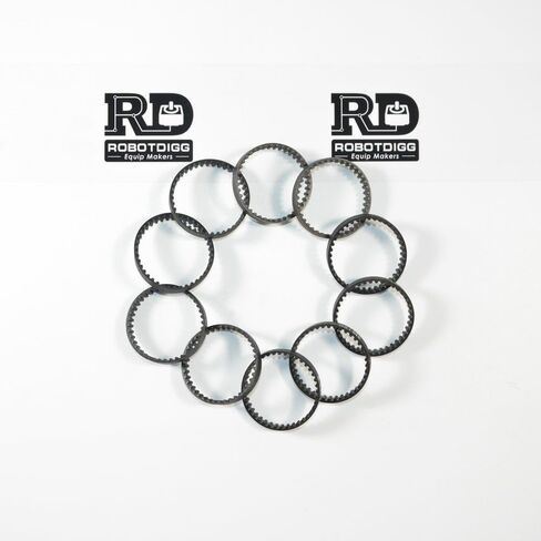 RobotDigg 195-3M-6 حزام HTD3M لا نهاية له 195 مم طول 65 سن 3M حزام متزامن 3 مم عرض 6 مم HTD3M حلقة مغلقة حزام توقيت حزمة من 10 قطع in Kuwait