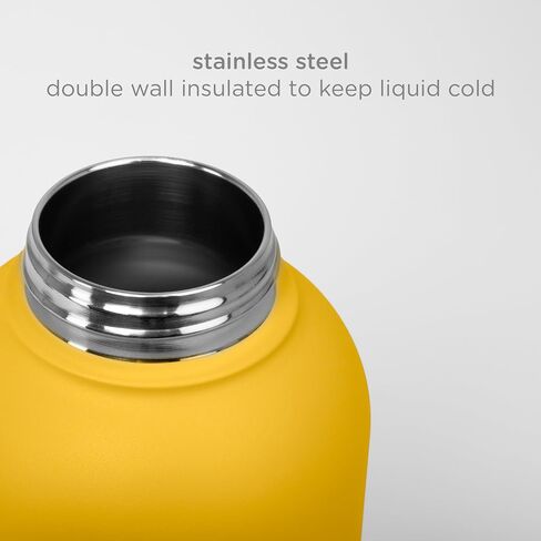 Ubbi Pup & Me Stainless Steel Insulated Portable 32 oz. Bottle for Dogs and Owners with Attached Dog Bowl, Blue in Saudi Arabia