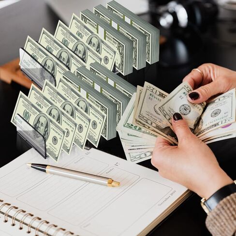 قطعتان من صواني النقود الأكريليكية مقاس 2، حامل مظاريف فارز البريد الشفاف، 7 أقسام مقسمة لصينية النقود، حامل فاتورة النقدية لفرز مغلف البريد، بطاقة العمل in Kuwait