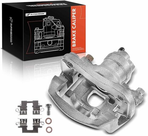 A-Premium Disc Brake Caliper Assembly with Bracket Compatible with Select Toyota Models - Highlander 2004 2005 2006 2007 - Rear Left Driver Side in Saudi Arabia