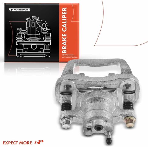 A-Premium Disc Brake Caliper Assembly with Bracket Compatible with Select Toyota Models - Highlander 2004 2005 2006 2007 - Rear Left Driver Side in Saudi Arabia
