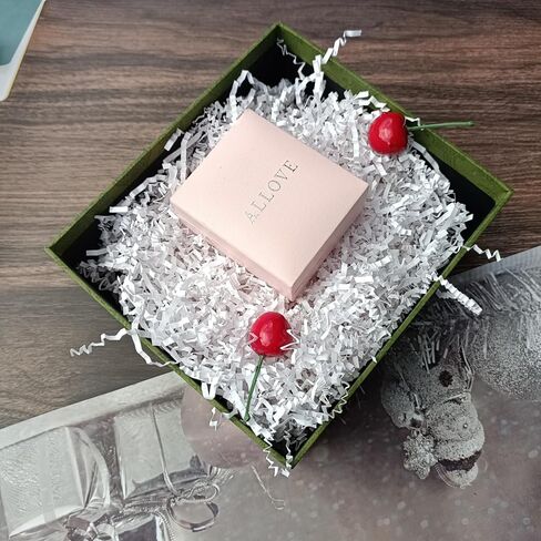 MGOHNACL 1/2 رطل ورق مقصوص مجعد من أجل حشو سلال علب الهدايا، قطع ورق مجعد أبيض قصاصات حشو للتغليف in Kuwait