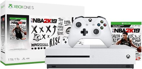 Xbox One S 1TB Console - NBA 2K19 Bundle (Discontinued) (Renewed) in Saudi Arabia