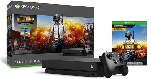Xbox One X 1TB Console - PLAYERUNKNOWN’S BATTLEGROUNDS Bundle [Digital Code] (Renewed) in Saudi Arabia