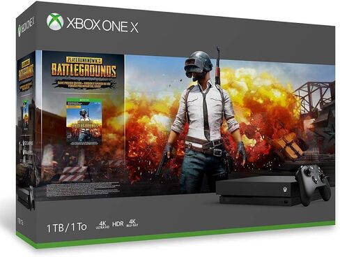 Xbox One X 1TB Console - PLAYERUNKNOWN’S BATTLEGROUNDS Bundle [Digital Code] (Renewed) in Saudi Arabia