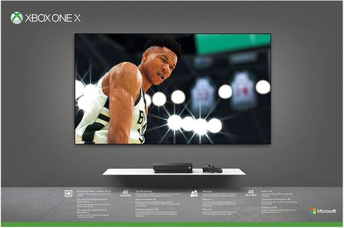 وحدة تحكم Xbox One X سعة 1 تيرابايت - حزمة NBA 2K19 (متجددة) in Saudi Arabia