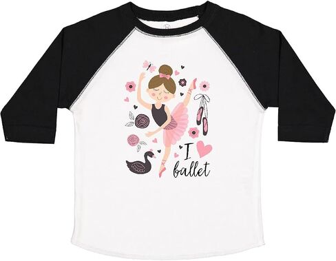 تي شيرت للأطفال الصغار من Inktastic Ballerina I Love Ballet Dance in Kuwait