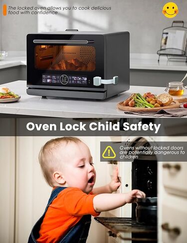 12 Pack Baby Proofing Safety Locks for Cabinet Drawer Fridge Oven Dishwasher Doors, Toilet Seat & Lid, Adjustable Furniture Latches and Straps, 3M Adhesive No Drilling and Button Unlock Design in Saudi Arabia