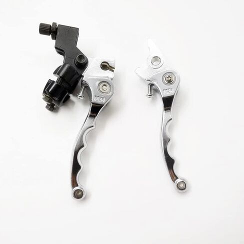 FLYINGDREAM Pit Dirt Bike Accessories فضية قابلة للطي رافعة فرامل 22 مم 7/8 بوصة مقابض لـ Xموتوس BSE KAYO Apollo Thumpstar 70cc 110cc 125cc 150cc SSR للطرق الوعرة موتوكروس in Kuwait
