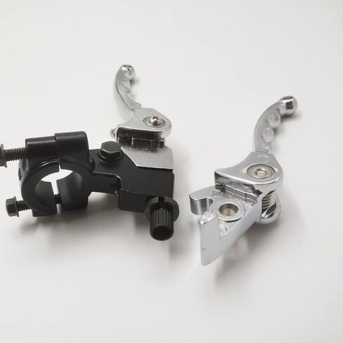 FLYINGDREAM Pit Dirt Bike Accessories فضية قابلة للطي رافعة فرامل 22 مم 7/8 بوصة مقابض لـ Xموتوس BSE KAYO Apollo Thumpstar 70cc 110cc 125cc 150cc SSR للطرق الوعرة موتوكروس in Kuwait