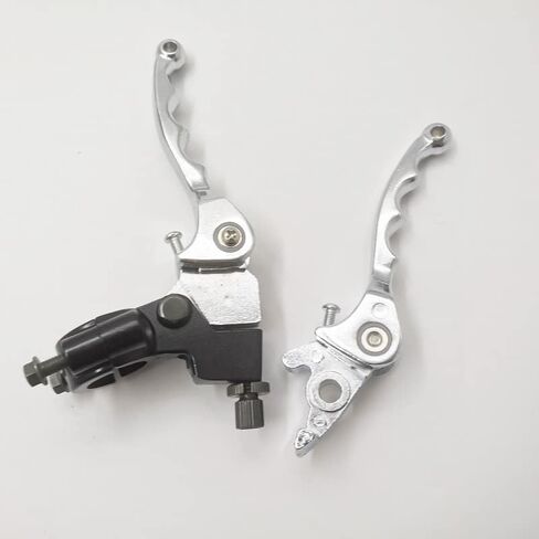 FLYINGDREAM Pit Dirt Bike Accessories فضية قابلة للطي رافعة فرامل 22 مم 7/8 بوصة مقابض لـ Xموتوس BSE KAYO Apollo Thumpstar 70cc 110cc 125cc 150cc SSR للطرق الوعرة موتوكروس in Kuwait