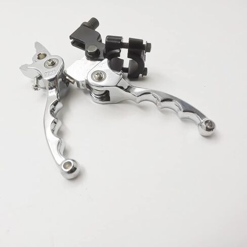FLYINGDREAM Pit Dirt Bike Accessories فضية قابلة للطي رافعة فرامل 22 مم 7/8 بوصة مقابض لـ Xموتوس BSE KAYO Apollo Thumpstar 70cc 110cc 125cc 150cc SSR للطرق الوعرة موتوكروس in Kuwait