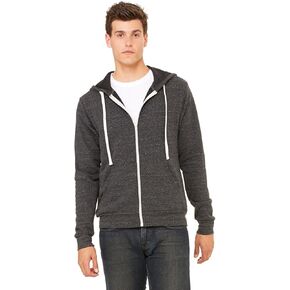 Bella Canvas Men's Tribl. Flce Zip Hoodie in Kuwait